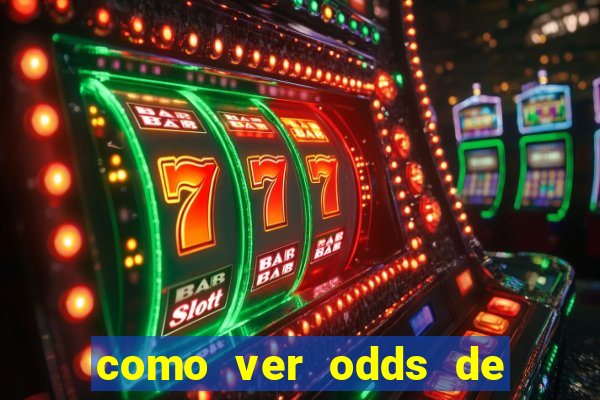 como ver odds de jogos passados